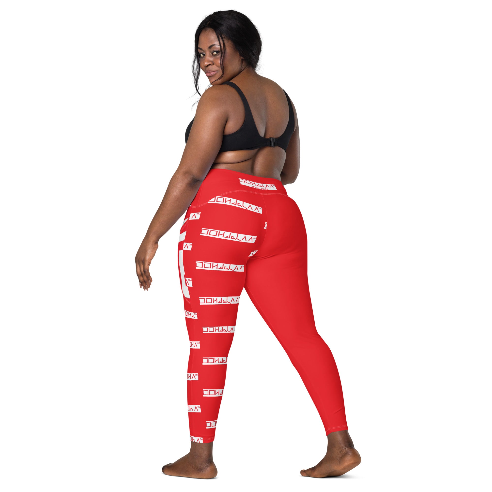 OOHdaLAA Leggings. Red Hot Elegance: Stylish Essentials for Every Wardrobe”