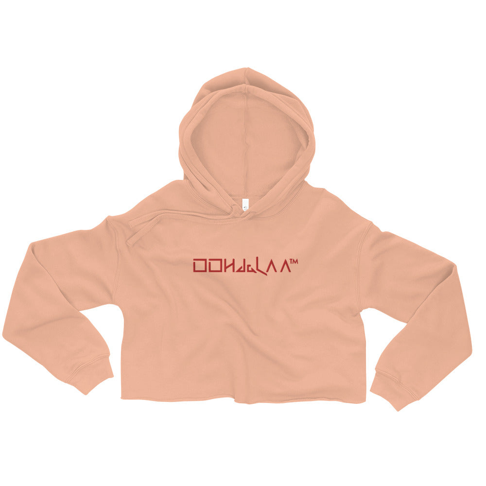Dazzling Perfection: OOHdaLAA Chic Crop Top Hoodie - Unraveling Luxury in Style"
